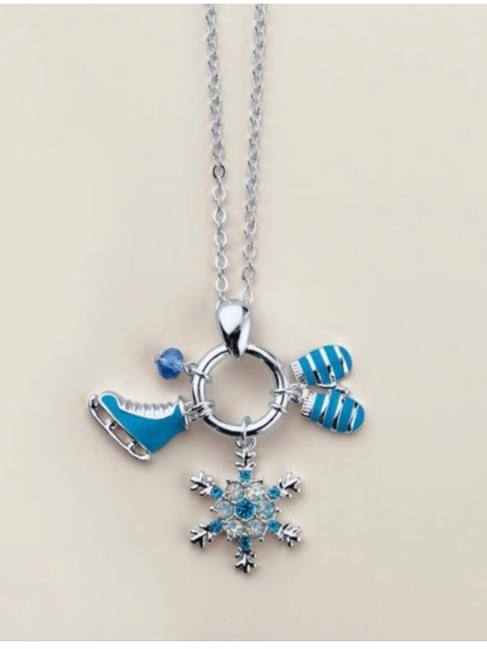 Silver Winter Snowflake Necklace